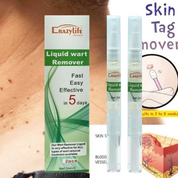 

1PCS 3ml Skin Tag Remover Pen Natural Health Mole Nevus Wart Skin Tag Foot Corn Warts Treatment Skin Tag Removal D37901