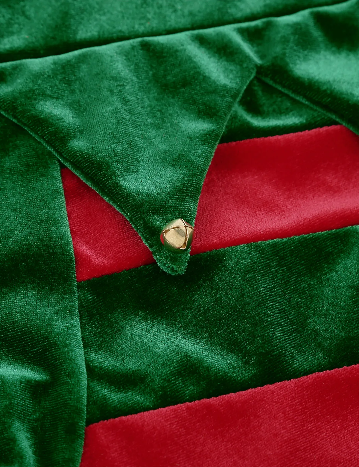 Мужской мягкий бархатный широкий эластичный пояс с мешочком Рождественский праздничный модный костюм для косплея боксеры в полоску шорты с колокольчиками