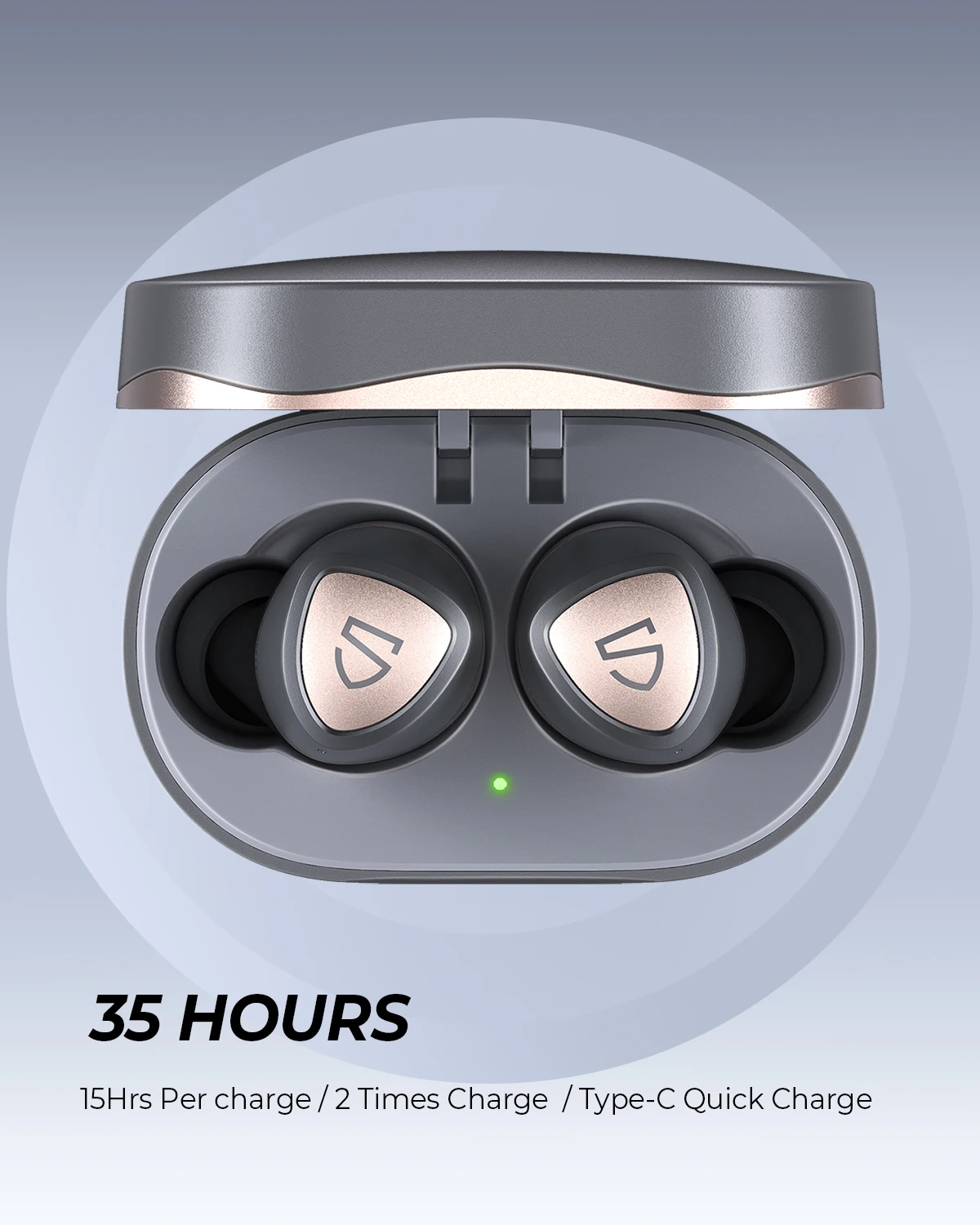 SOUNDPEATS Earphone Nirkabel Bluetooth 