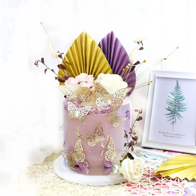 Aggregate 131+ happy birthday purple cake super hot in.eteachers