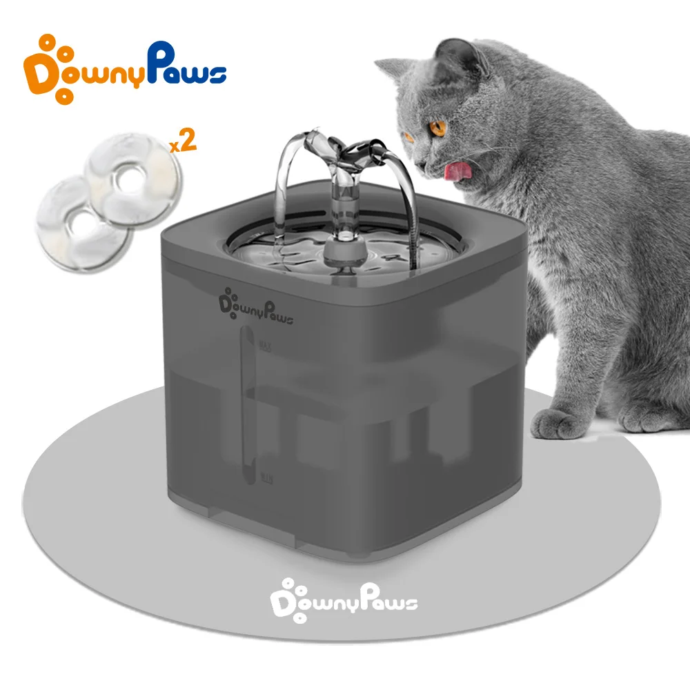 2L Automatic Pet Cat Water Fountain Filter Dispenser Feeder Smart