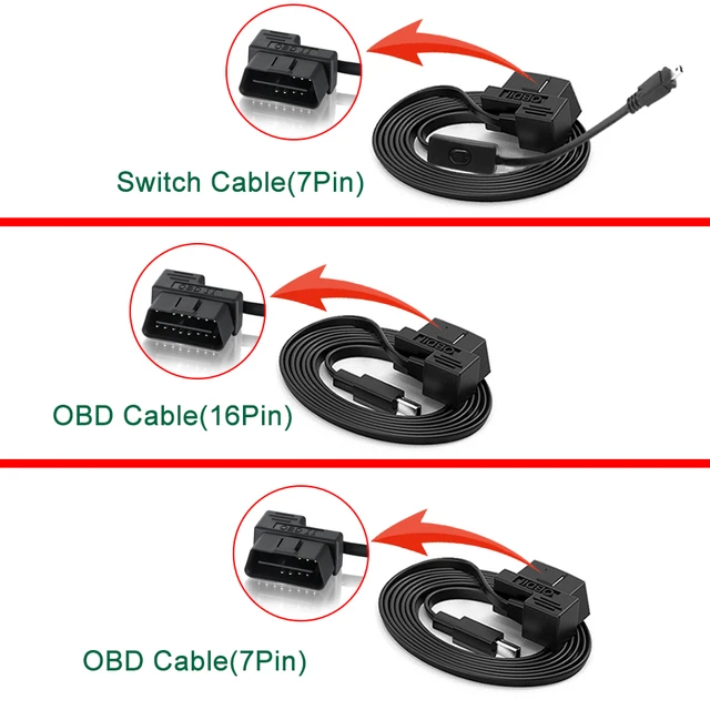 OBD2 USB Cable 16pin Car Diagnostic Extension Adapter to Mini USB Cable,  180cm