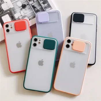 

Soft Push pull Camera Protection Transparent Phone Case For iPhone 11 Pro Max 7 8 Plus XR X XS MAX Case Cover Upgraded Version