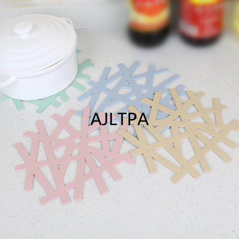 100 шт/лот изоляционный коврик для посуды Coaster Cup MATS Pad теплоизолированная чаша коврик украшения для рабочего стола украшение для дома CT0284