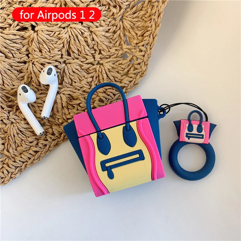 359 Милый мультяшный беспроводной Чехол для bluetooth-гарнитуры для Apple Airpod 1 2, силиконовый чехол для наушников, аксессуары для airpods, защитный чехол - Цвет: 359