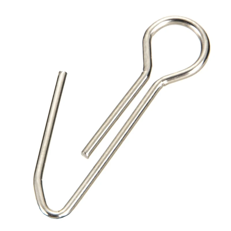 

100pcs Stainless Steel Fishing Pin For Soft Lure Bait Saltwater Freshwater Fishing Head Lead Accessories Centering Pins