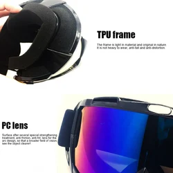 Motorbike Protective Safety Glasses Windproof Dustproof Sports Goggle Resistant Clear Vision Protect Gear for Outdoor Skiing