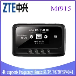 Roteador portátil wi fi 4g desbloqueado mf915 lte glinet, 3g, ponto de acesso com voz e dados, 150mbps, banda larga móvel