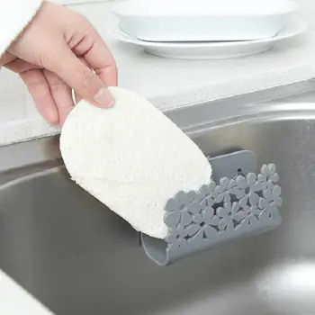 

Kitchen And Bathroom Drying Rack Toilet Sink Absorbent Absorbent Cloth Dishes Rack Rack Storage Holder Sponge Cup Scrubber P5C1