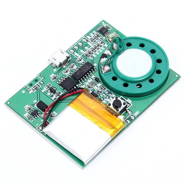 

A7-- 4M Key Control Recordable Programmable Sound Chip Voice Chip Music Board Greeting Card DIY Holiday Gifts 4.2V 8ohm 1W