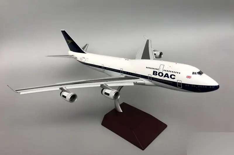 GeminiJets BRITISH AIRWAYS BOAC B747-400 G-BYGC 1/200 литье под давлением модель самолета