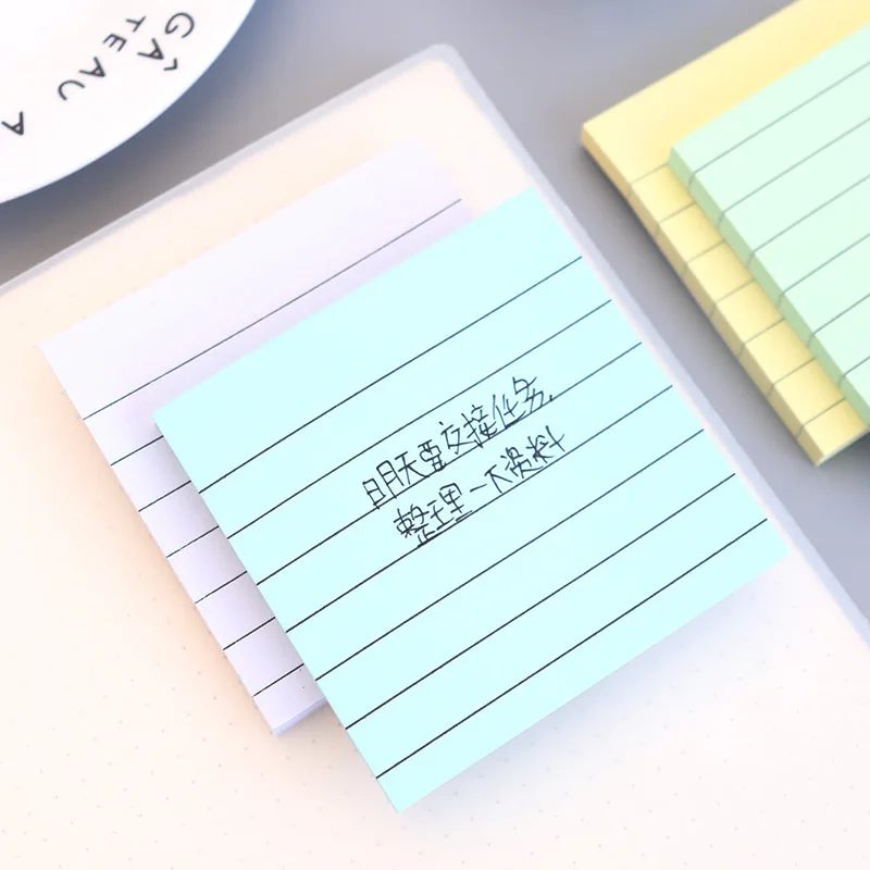 Пустые горизонтальные блокноты для записей простые наклейки скрапбукинга