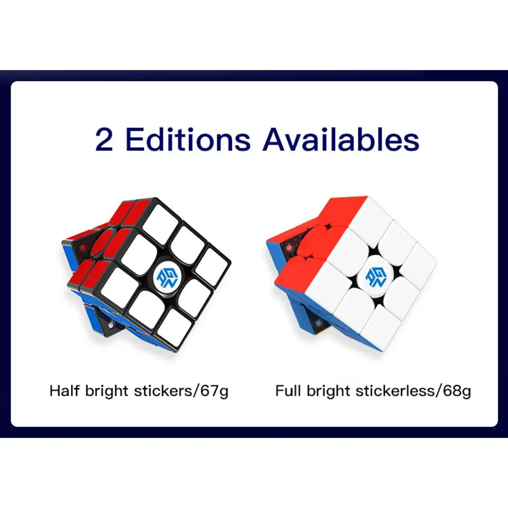 Магнитная 3x3 Скорость Magic Cube гладкая токарная обработка игрушка-головоломка для детей