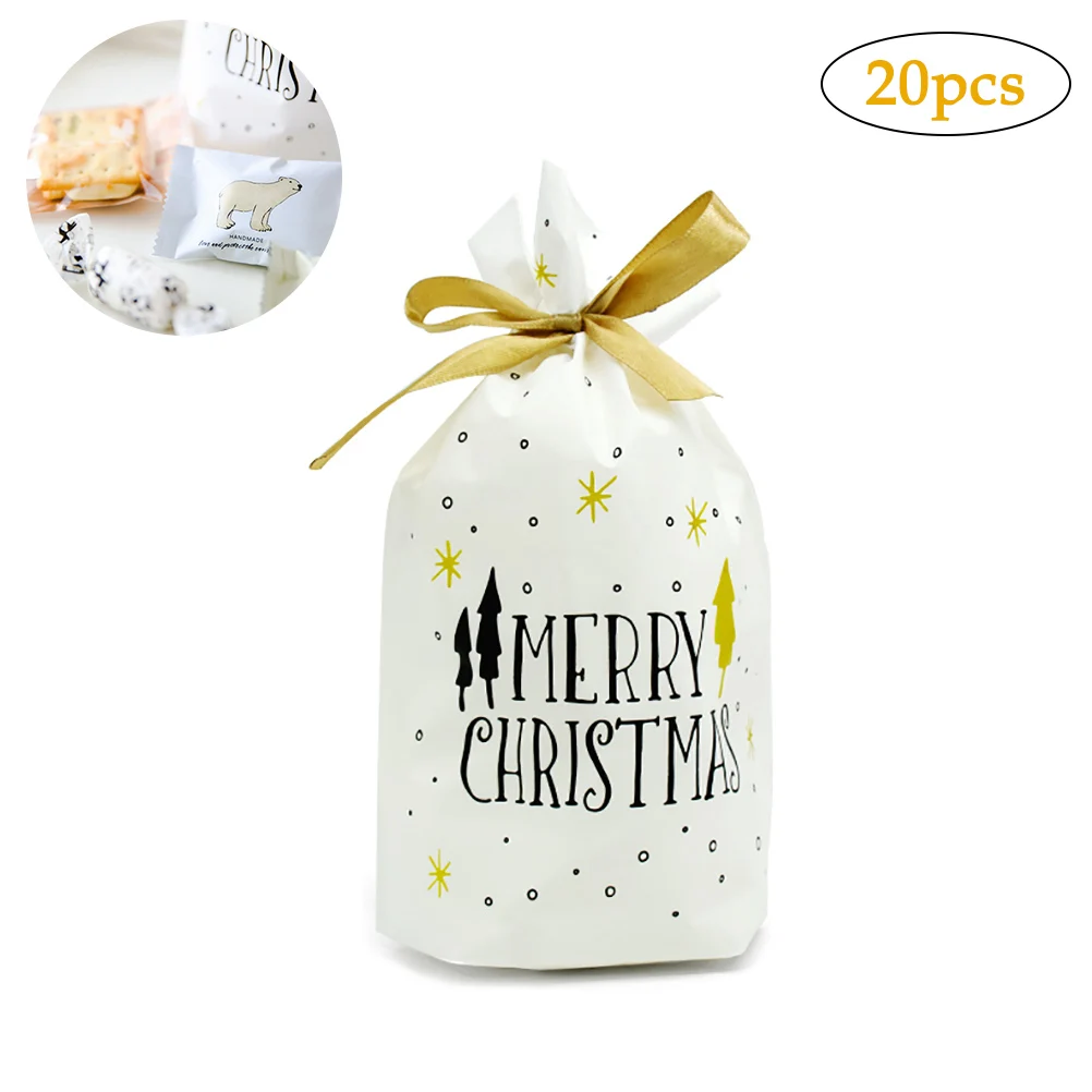 20 шт. многоразовые подарочные пакеты на шнурке|Носки и держатели для подарков| |