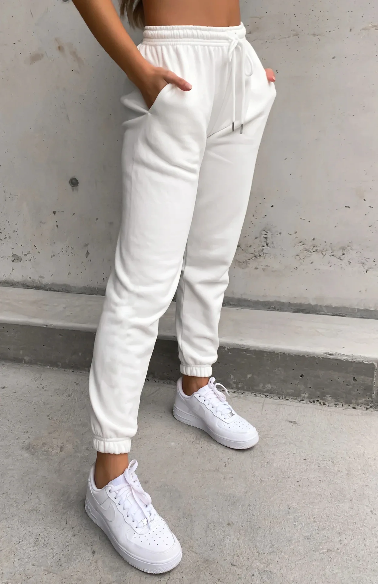 white capri leggings Streetwear Joggers Women Cargo Pants Casual Loose Trousers Sweatpants Baggy Pants Hip Hop High Street Style Slacks Summer Autumn nike sweatpants