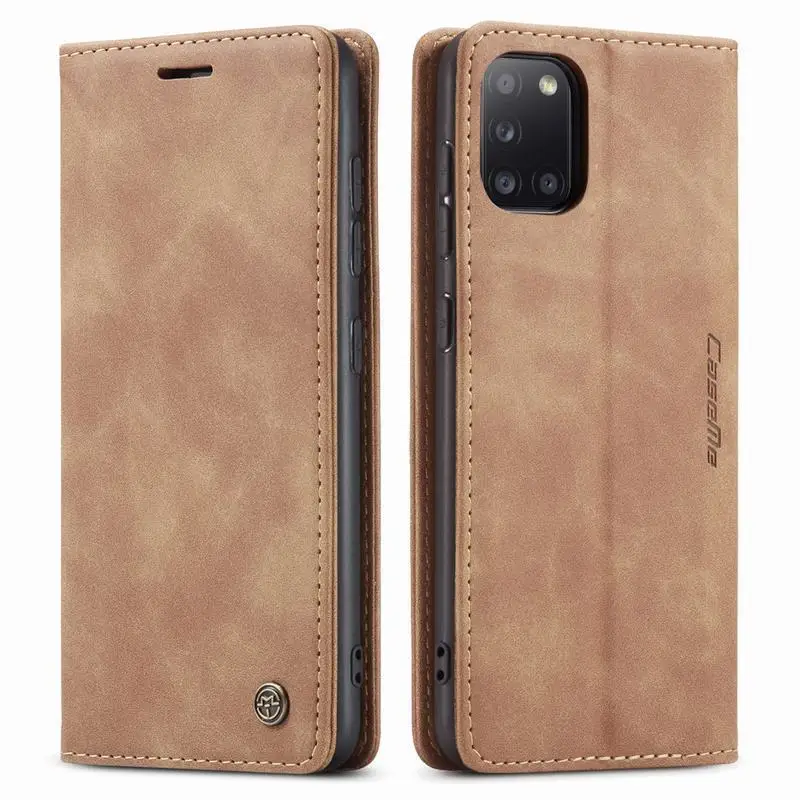 Leather Case For Samsung A31 A41 A51 A71 Luxury Magnetic Flip Wallet Bumper Plain Phone Cover Galaxy A80 A81 A91 A 51 Coque | Мобильные