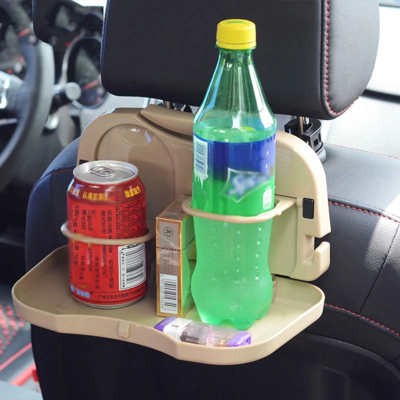 Универсальный складной автомобильный стол многофункциональный подстаканник