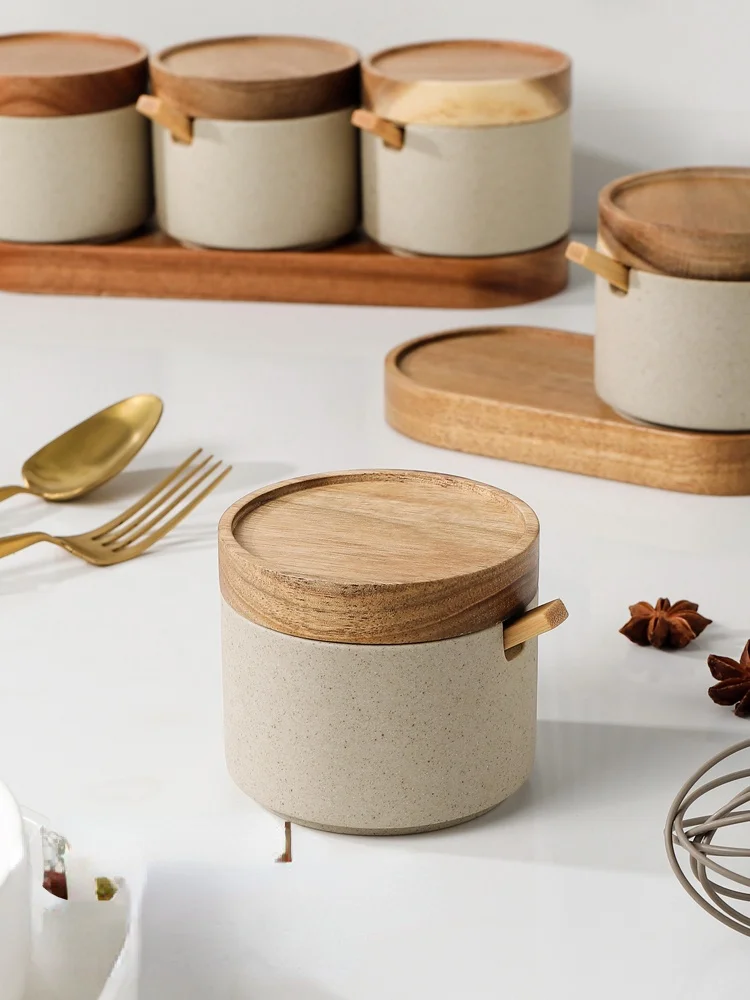 Contenitore Per Aglio In Porcellana - Barattolo Decorato Per Cucina Con Chiusura Ermetica | Capacità 500 Cc - Foto 7