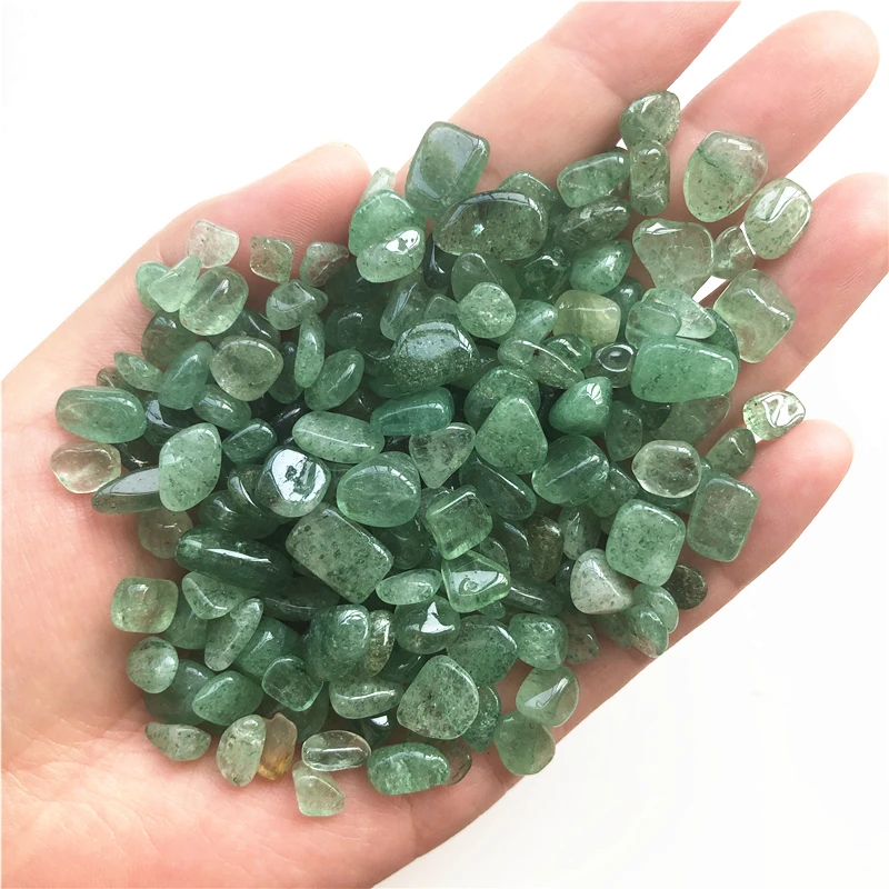 Quartz Green 10 Sm Med 15mm Combo Ship Tumbled Gem Stone Crystal Natural 