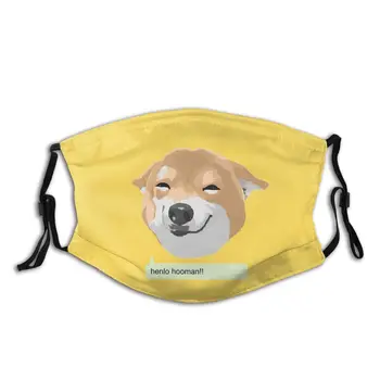 

Henlo Hooman Dog Reusable Face Mask with Filter Anti Haze Dustproof Mask Protection Mask Respirator Mouth Muffle