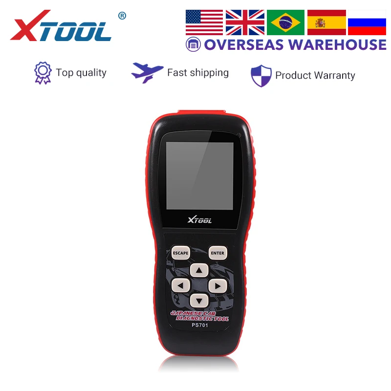 

XTOOL PS701 Auto diagnostic tool for TOYOTA/HONDA/MITSUBISHI/SUBARU OBD2 Engine system code reader car scanner Free Update NEW