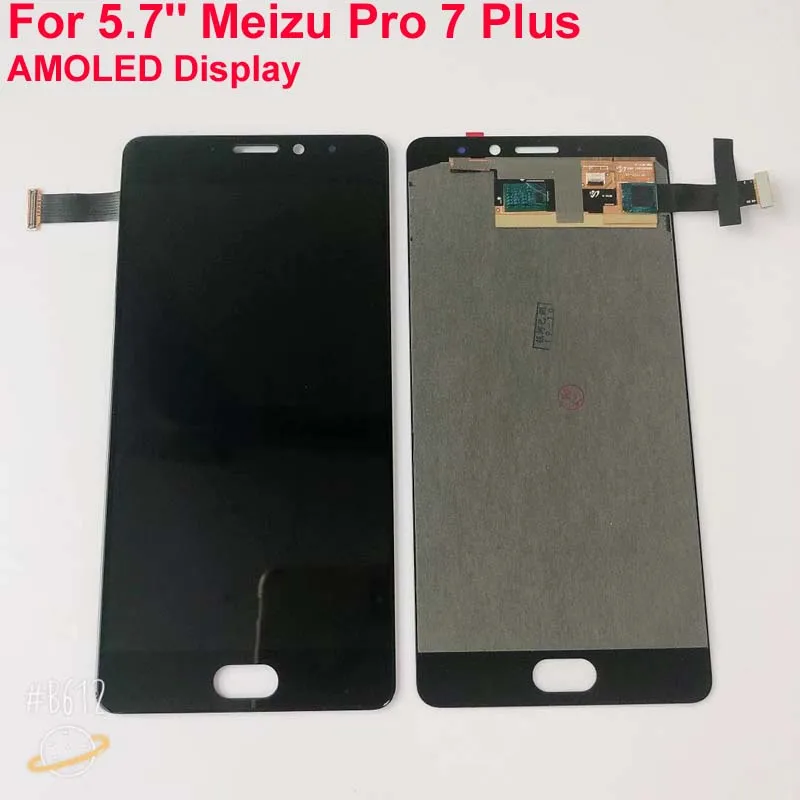 Для 5,7 ''Meizu Pro 7 Plus ЖК-дисплей+ сенсорная панель дигитайзер с рамкой для Pro7 Plus Super AMOLED дисплей