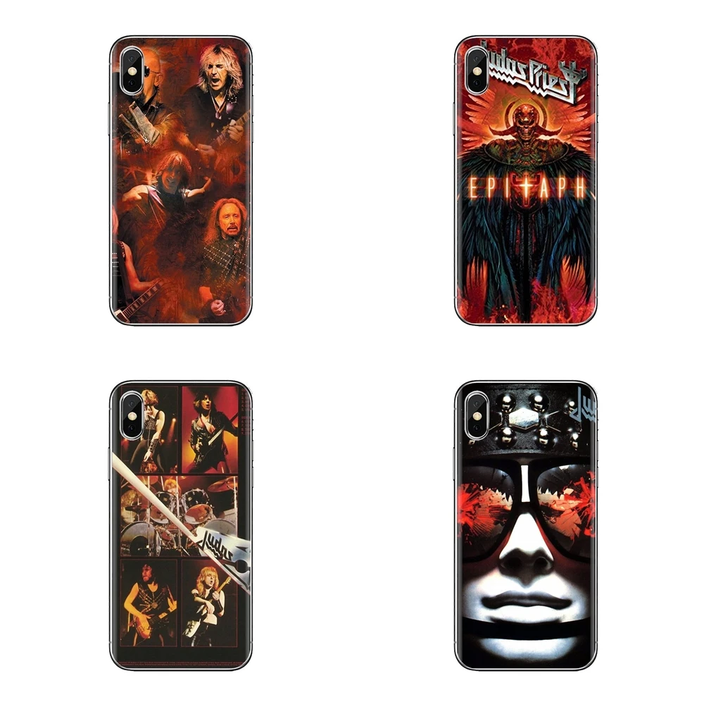 Чехол для телефона judas priest british steel Rob iPhone XS Max XR X 4 4s 5 5S 5C SE 6 6S 7 8 Plus samsung Galaxy J1 J3 J5 J7 A3 A5 |