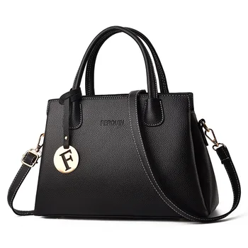 

YINGPEI Women Bag Vintage Casual Tote Top-Handle Women Messenger Bags Shoulder student Handbag Purse Wallet Leather 2018 New