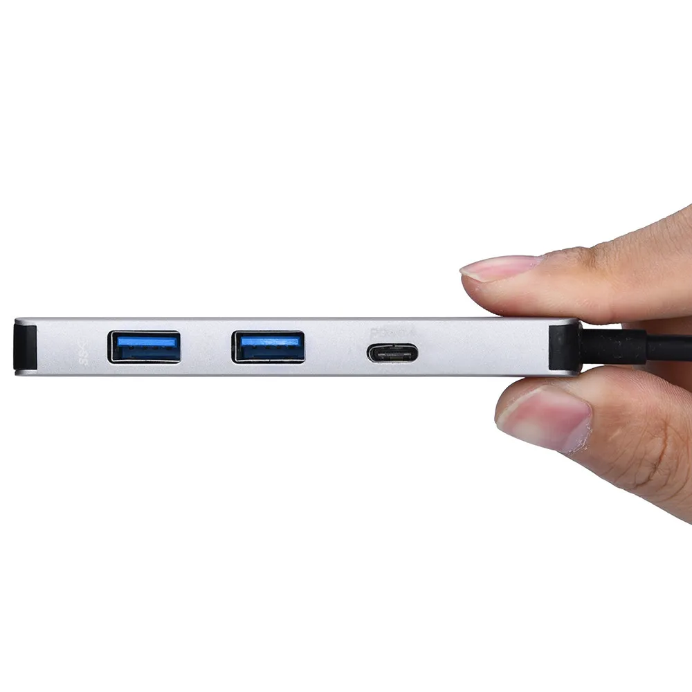 Ouhaobin USB C концентратор до 4K HDMI адаптер type C адаптер с 2 USB 3,0 Зарядка для MacBook для lenovo для samsung планшета