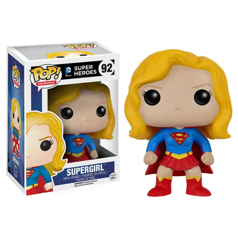 Funko-Pop-Supergirl-Vinyl-Doll-93-Action-Figures-Model-Gifts-Toys-for-Children-PVC-Figure-Toys