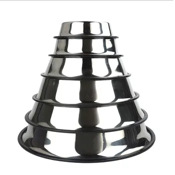 

New Dog Cat Bowls Stainless Steel Travel Footprint Feeding Feeder Water Bowl For Pet Dog Cats Puppy Outdoor Food Dish 3 Sizes