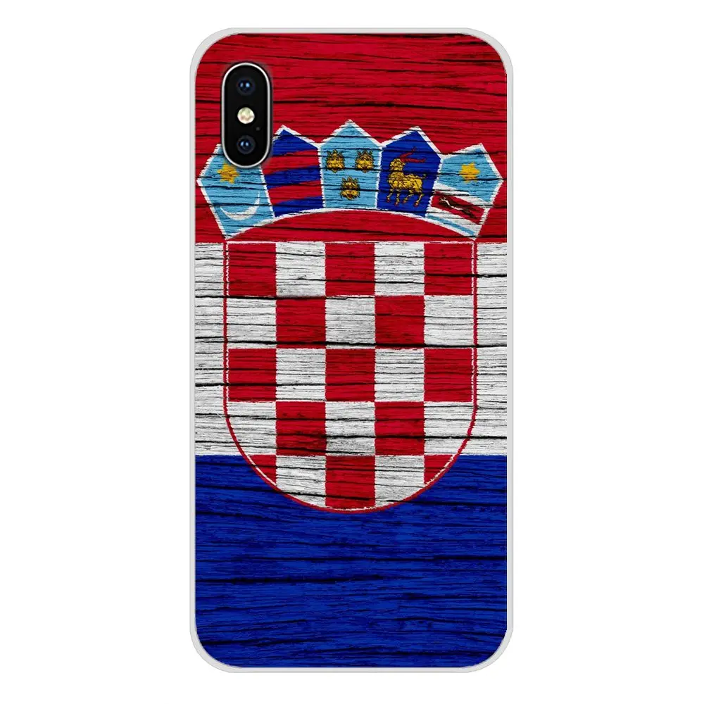 Аксессуары, чехлы для телефона, флаг Хорватии для Apple IPhone X XR XS 11Pro MAX 4S 5s 5C SE 6S 7 8 Plus ipod touch 5 6