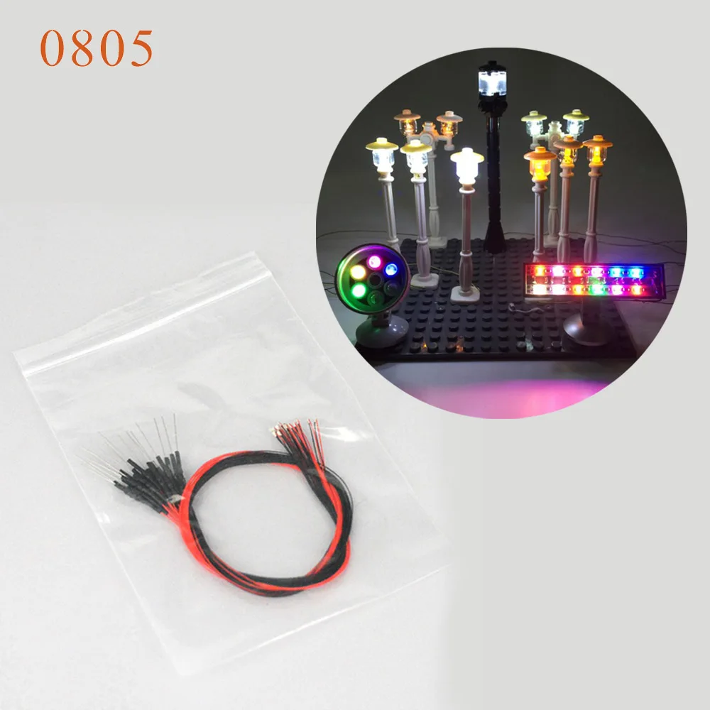 Bling Twinkling Light Wired Flashing Led SMD 3V/12V  Lamp Models Train Pre-soldered Micro Litz For Toys Lighting 10Pcs 3