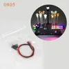 Bling Twinkling Light Wired Flashing Led SMD 3V/12V  Lamp Models Train Pre-soldered Micro Litz For Toys Lighting 10Pcs 3