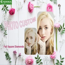 Индивидуальная фотография на заказ, алмазная живопись DIY 5D, круглые сверла, вышивка крестиком, Алмазная мозаика, украшение дома