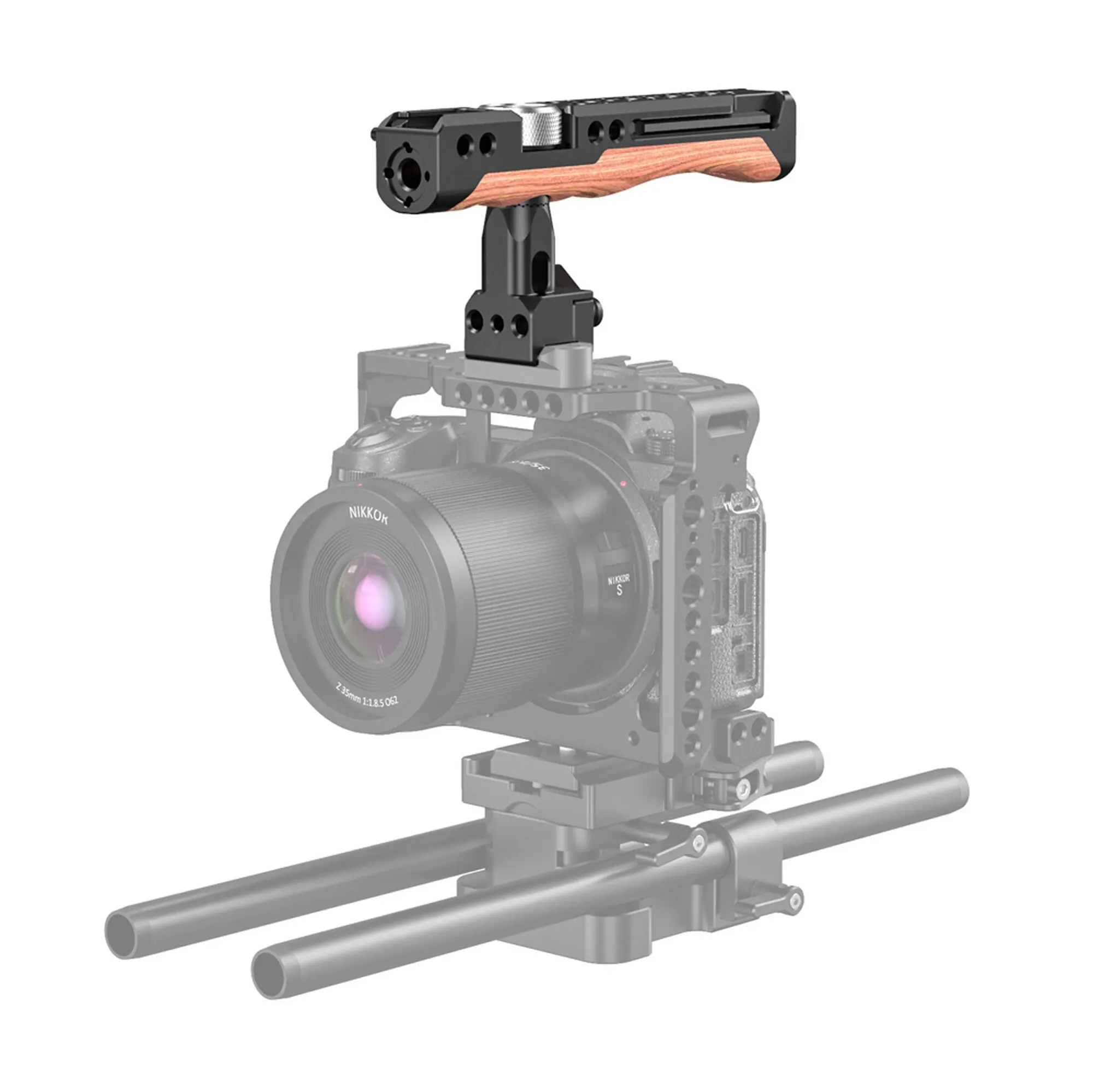  SmallRig Quick Release Rotating Nato Handle dslr camera handle stabilizer use as top handle and sid