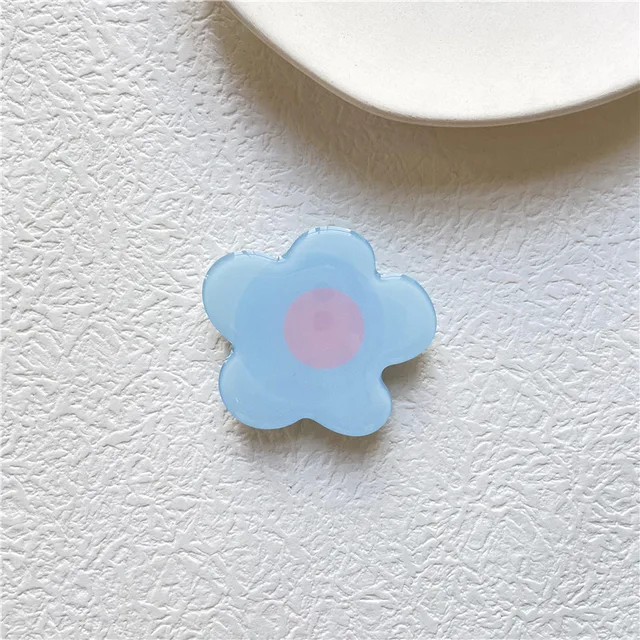 New Epoxy Resin Universal Fresh And Lovely Flowers Foldable Grip Tok Bracket Mobile Phone Ring Bracket Mobile Phone Accessories 18