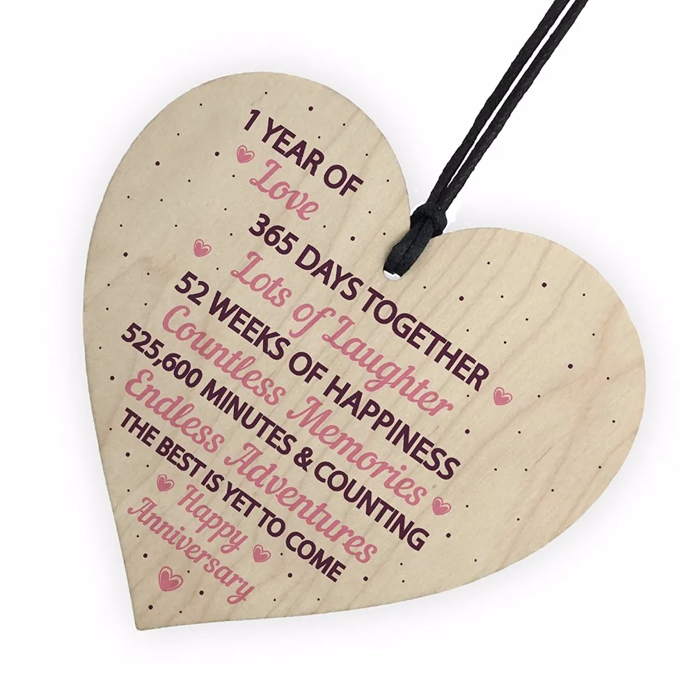 6-Meijiafei-Sign-for-Wife-1st-Wedding-Anniversary-Wooden-Heart-First-Wedding-Anniversary-Signs-for-Women