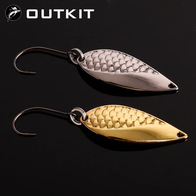 Рыболовная приманка DD Spinner ложка приманки Jigbait2.5/3 5/5g Золотая Серебряная блесна
