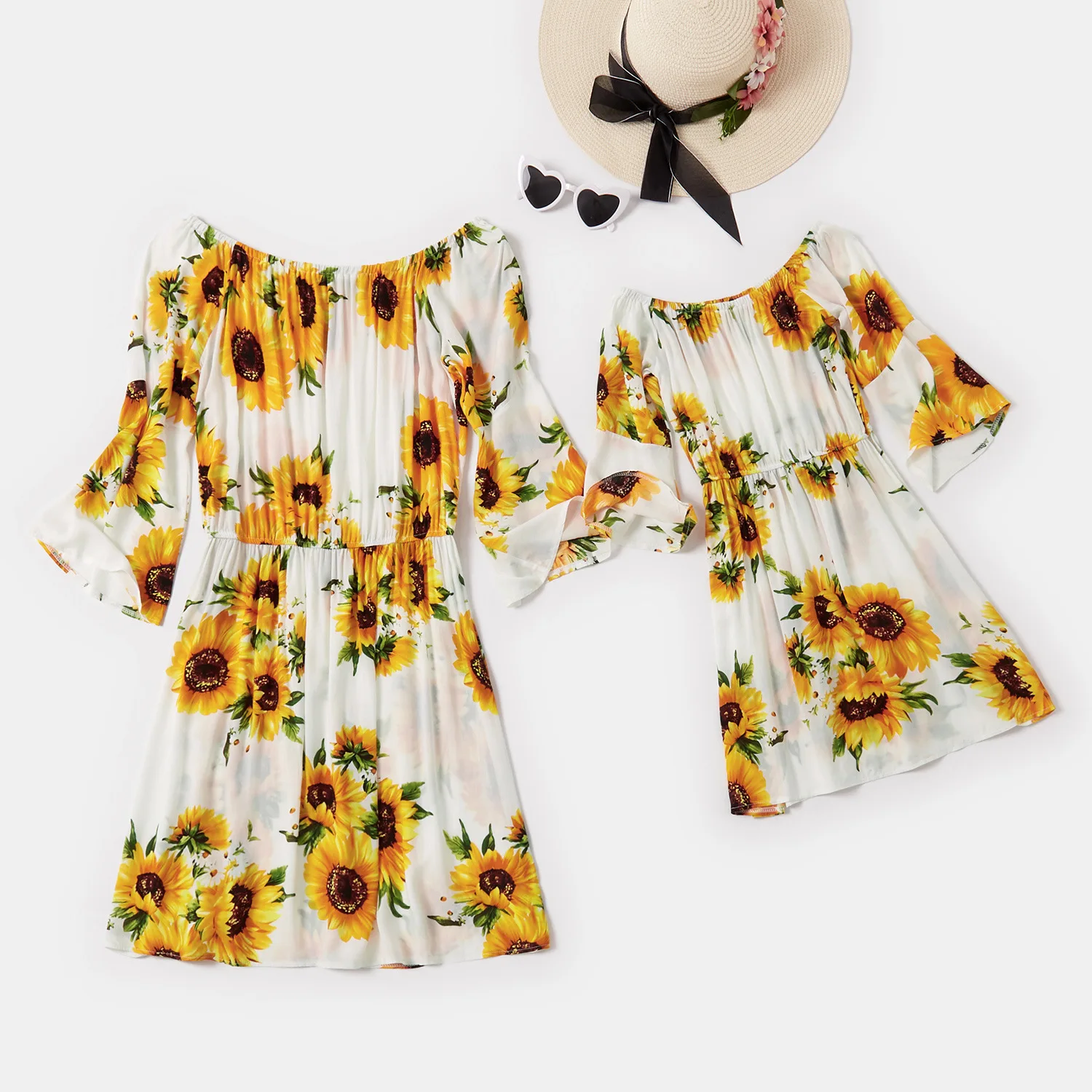 

Mother Daughter Dresses Family Look Spring Mommy and Me Matching Clothes Outfits Women Girls summer Mom Mum Baby Dress