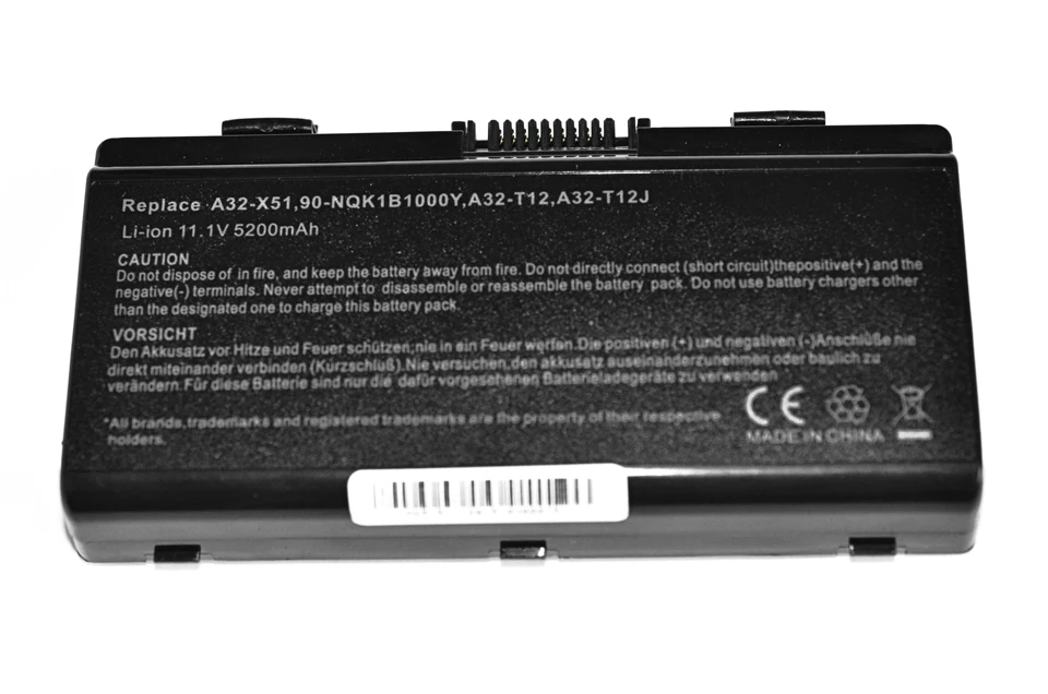 11,1 V Аккумулятор для ноутбука ASUS A31-T12 A32-T12 A32-X51 X51R X51RL X58 X58C X58L X58Le T12C T12Er T12Fg T12Jg T12Ug X51H X51L