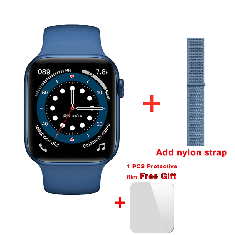 EnohpLX Original W27 Pro W17 Pro Full Screen Smart Watch 44MM Men W27 Smartwatch With Password Split IWO 16 PK DT7 plus X8 Max 