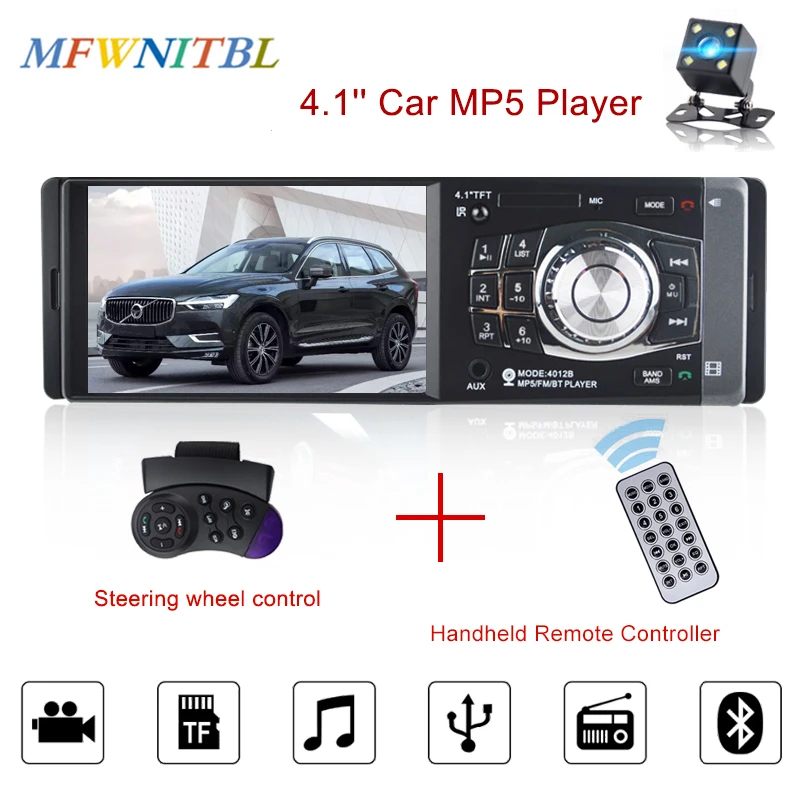 LTBFM 4012B 4 1 дюймов Дин радио Авто Радио Стерео Bluetooth USB AUX FM станция Поддержка сзади