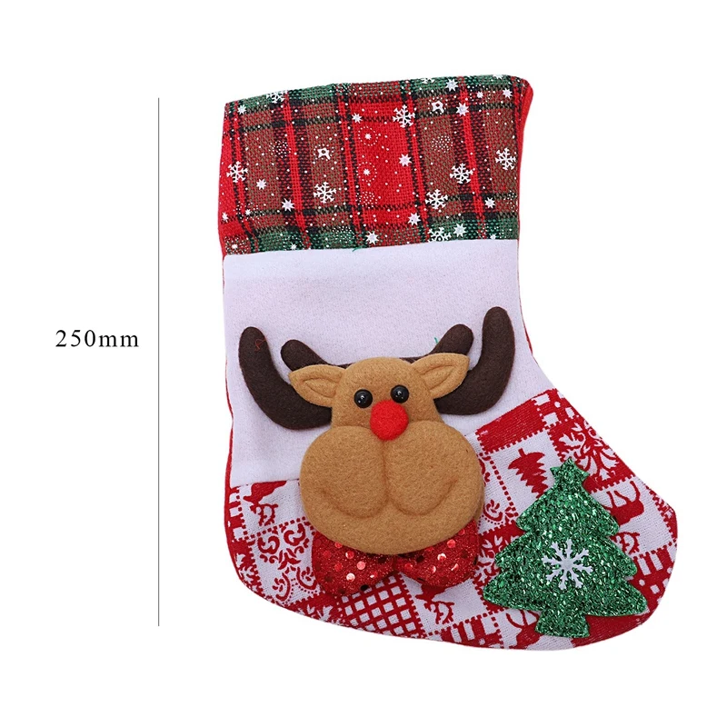 Santa Snowman Pendant Christmas Ornaments New Year Socks Christmas Decorations for Home Merry Christmas Tree Decorations Navidad
