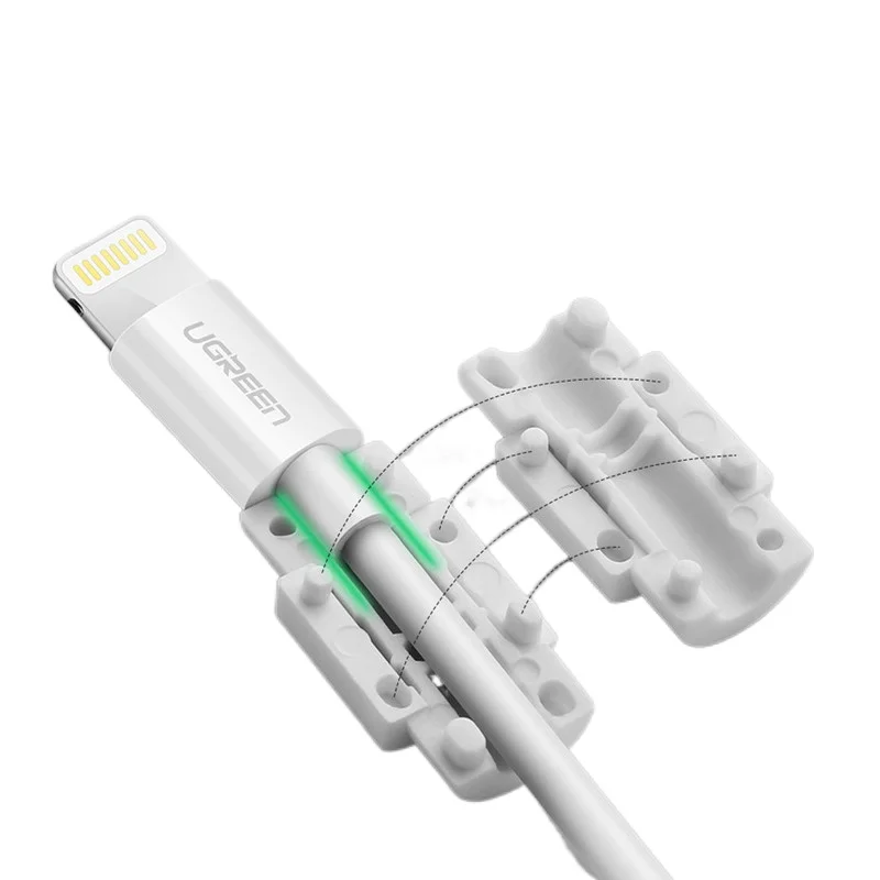 6pcs/lot Cable Protector For iPhone Charger Protection Cable USB Cord Saver Bite Home Office Desktop Organiser Wire Accessories