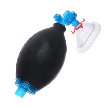 

Oxygen Mask Ambu Bag Simple Self-help Manual Resuscitator Oxygen Tube Reservoir Bag PVC Bag Mask Adult