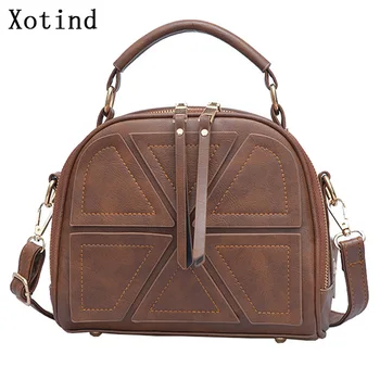 

2019 New Women‘s Handbags Leather Zipper Shoulder Bags Female Vintage Clutch Crossbody Messenger Bags Ladies Sewing Line Shell B