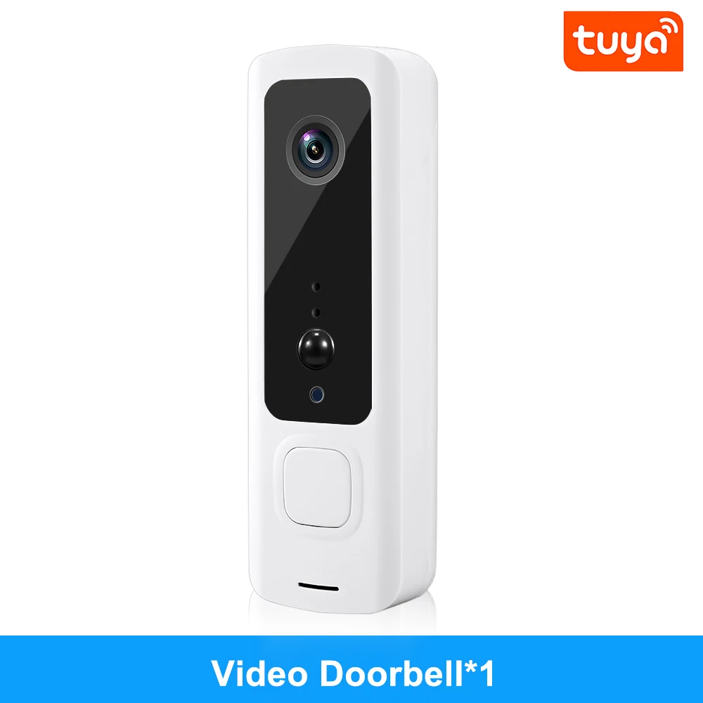 Awapow Tuya Video Doorbell Smart Home WiFi Wireless Doorbell Night Vision Security Camera APP Video Intercom Outdoor Door Bell 