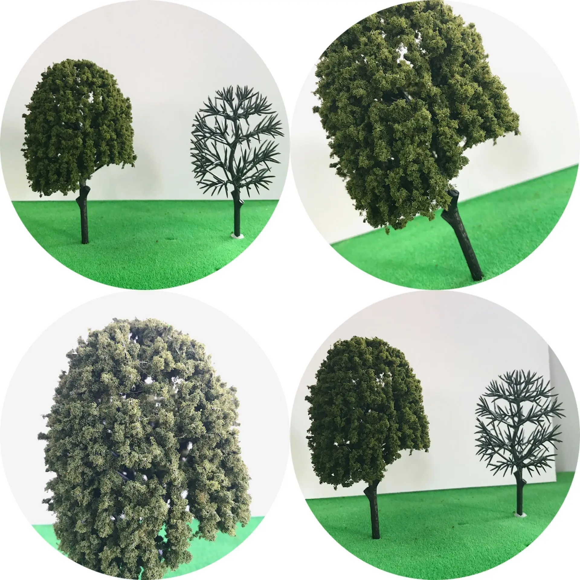 newTrain пейзаж ландшафт модель DIY Модель Материал Модель tree4.5cm-14,5 cm