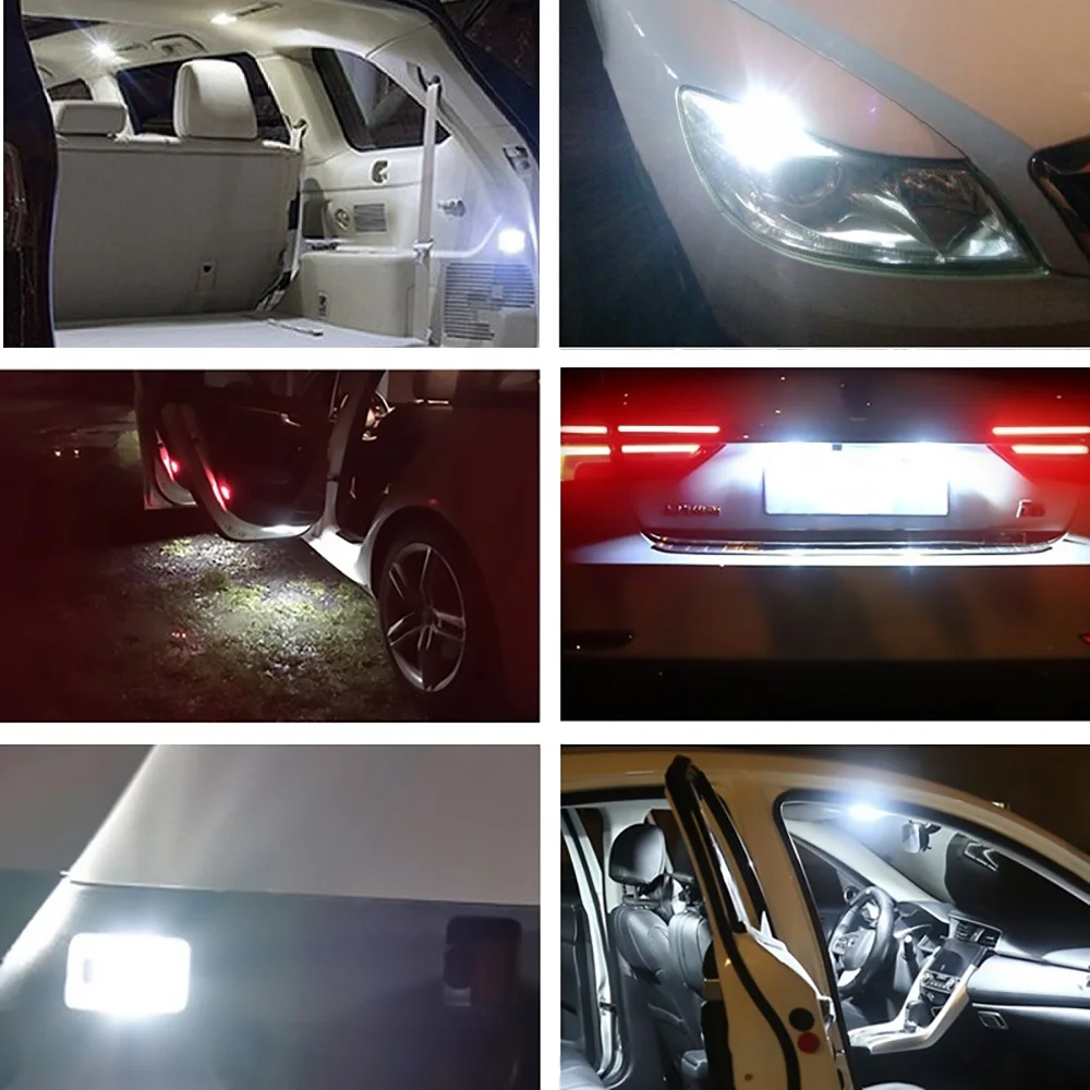 Светодиодный x W5W T10 Светодиодная лампа для салона автомобиля купольсветильник